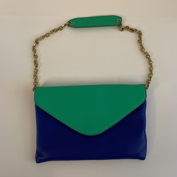 J Crew Invitation Color Block Clutch - NWOT - Picture 4 of 6